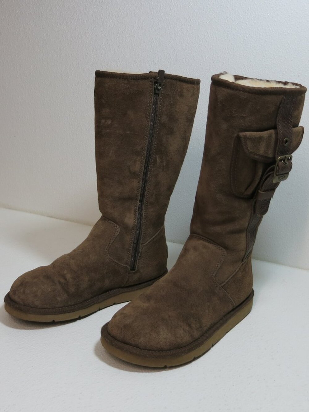 UGG 1895 Retro Cargo Leather Winter Boots Australia Women's Footwear Boot Sz 5